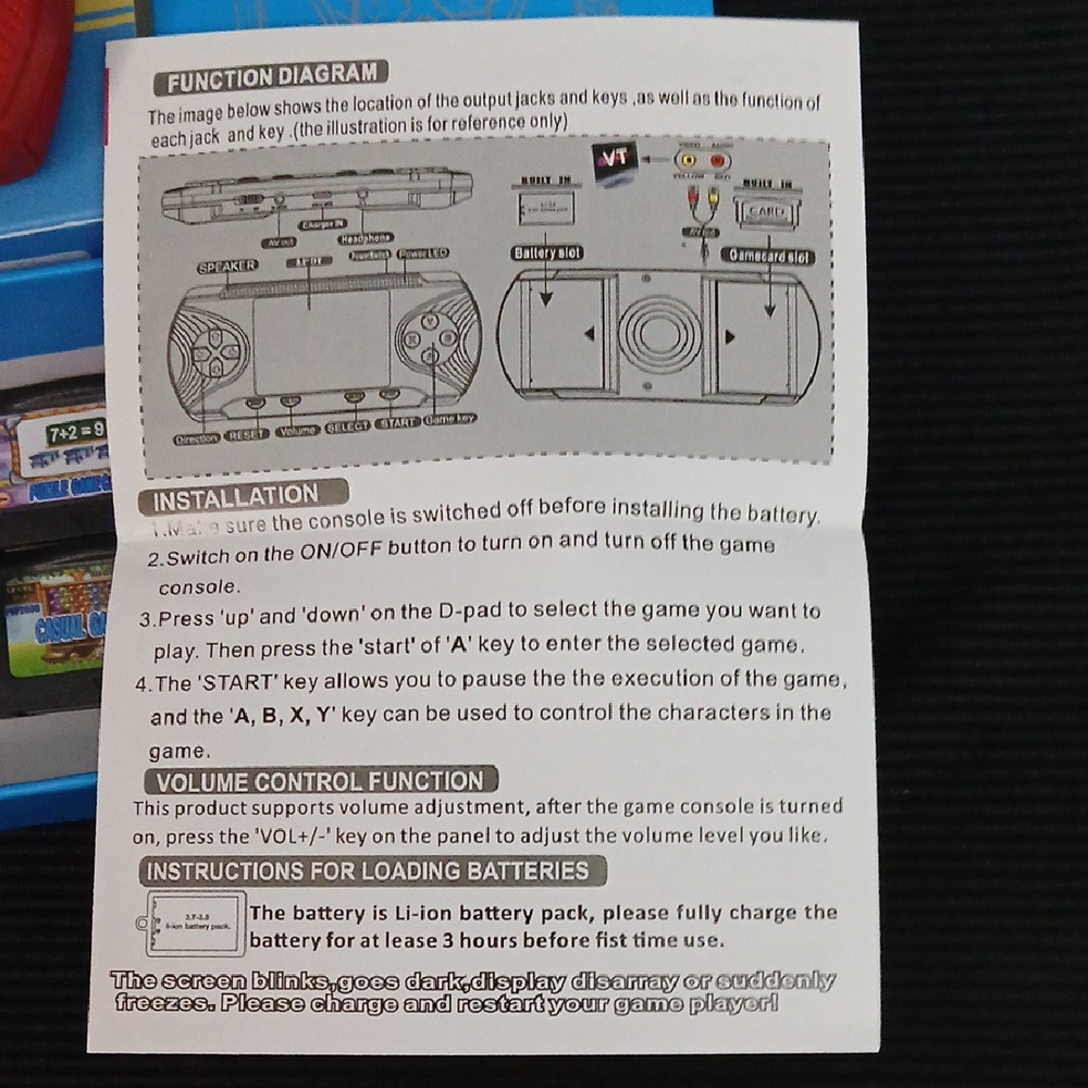 PLAE Vibrant Red Handheld Console - Picture 3 of 5